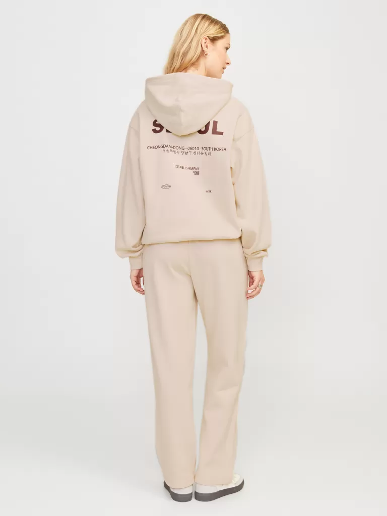 JACK & JONES Spodnie^JXKAYA Spodnie dresowe Beżowy