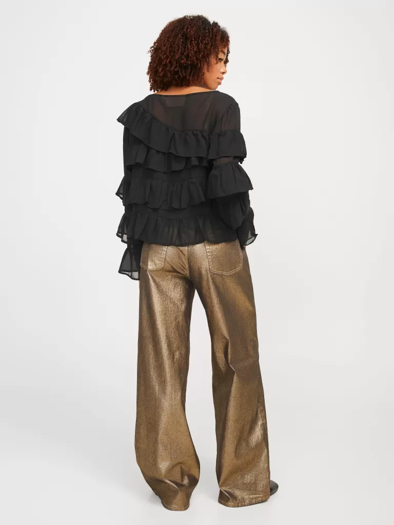 JACK & JONES Topy^JXKEN Góra Czarny