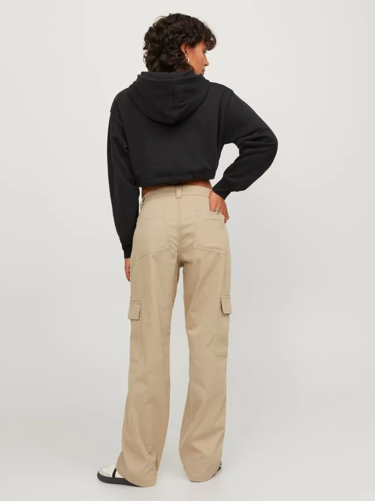 JACK & JONES Spodnie^JXKENDAL Spodnie bojówki Beżowy