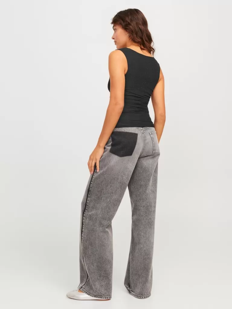 JACK & JONES Topy^JXKIA Góra Czarny