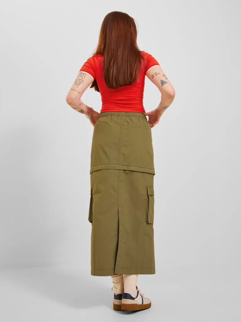 JACK & JONES Topy^JXKIARA Góra Czerwony