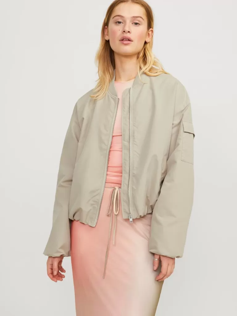 JACK & JONES Kurtki I Płaszcze^JXLEILA Kurtka bomberka Beżowy