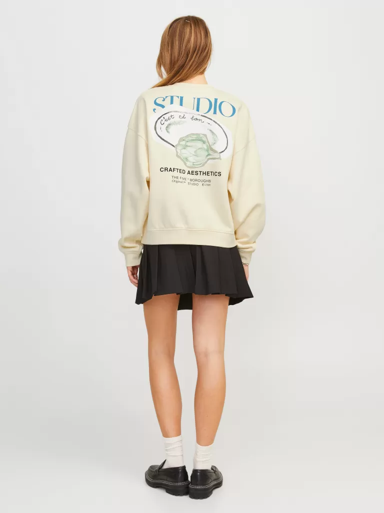 JACK & JONES Bluzy^JXLILLIE Bluza Biały