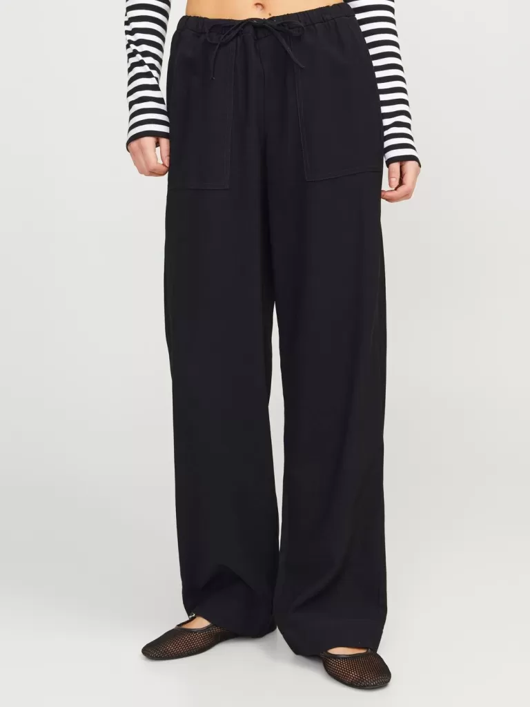 JACK & JONES Spodnie^JXLINA Spodnie Czarny