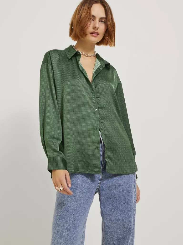 JACK & JONES Koszule^JXLINK Koszula Zielony