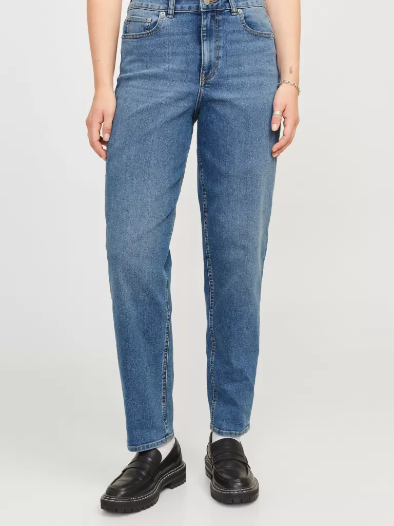 JACK & JONES Jeansy | Denim^JXLISBON MOM HW C4115 JEANS DNM NOOS Niebieski