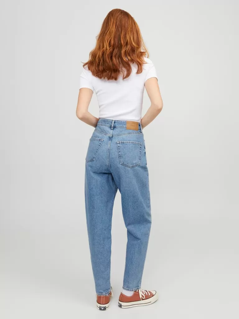 JACK & JONES Jeansy | Denim^JXLISBON MOM HW CR4022 DNM NOOS Niebieski