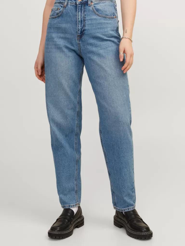 JACK & JONES Jeansy | Denim^JXLISBON MOM HW JEANS C4046 DNM NOOS Niebieski