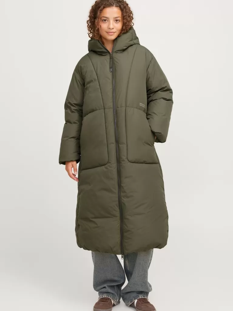 JACK & JONES Kurtki I Płaszcze^JXLOLLY Płaszcz puchowy Zielony