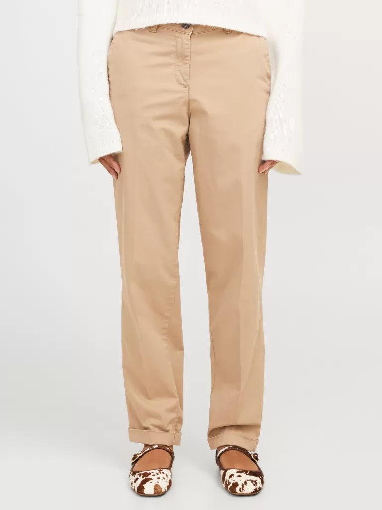 JACK & JONES Spodnie^JXLOUIE Spodnie chino Beżowy