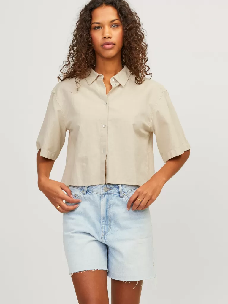 JACK & JONES Koszule^JXLULU Koszula codzienna Beżowy