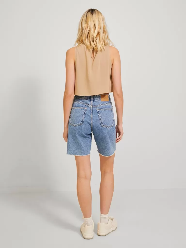 JACK & JONES Topy^JXLYDIA Góra Beżowy