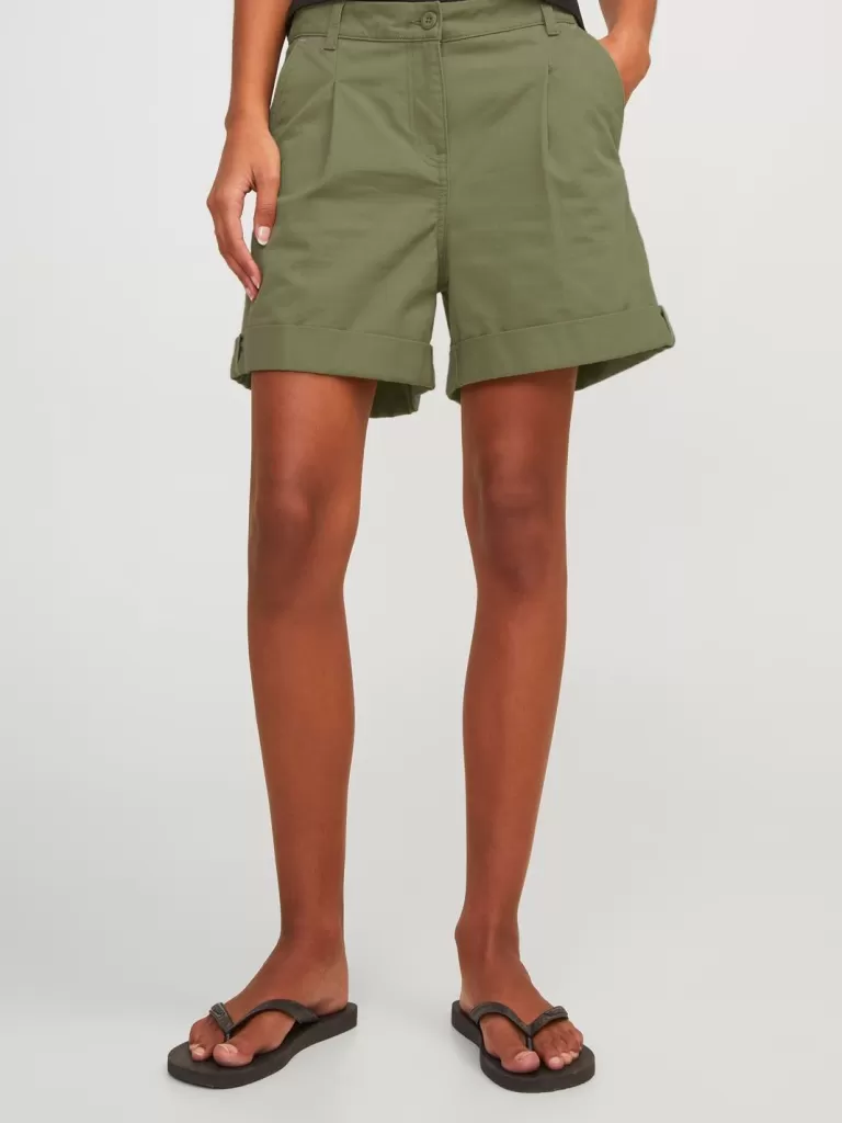 JACK & JONES Krótkie Spodenki^JXMADDY Szorty Zielony