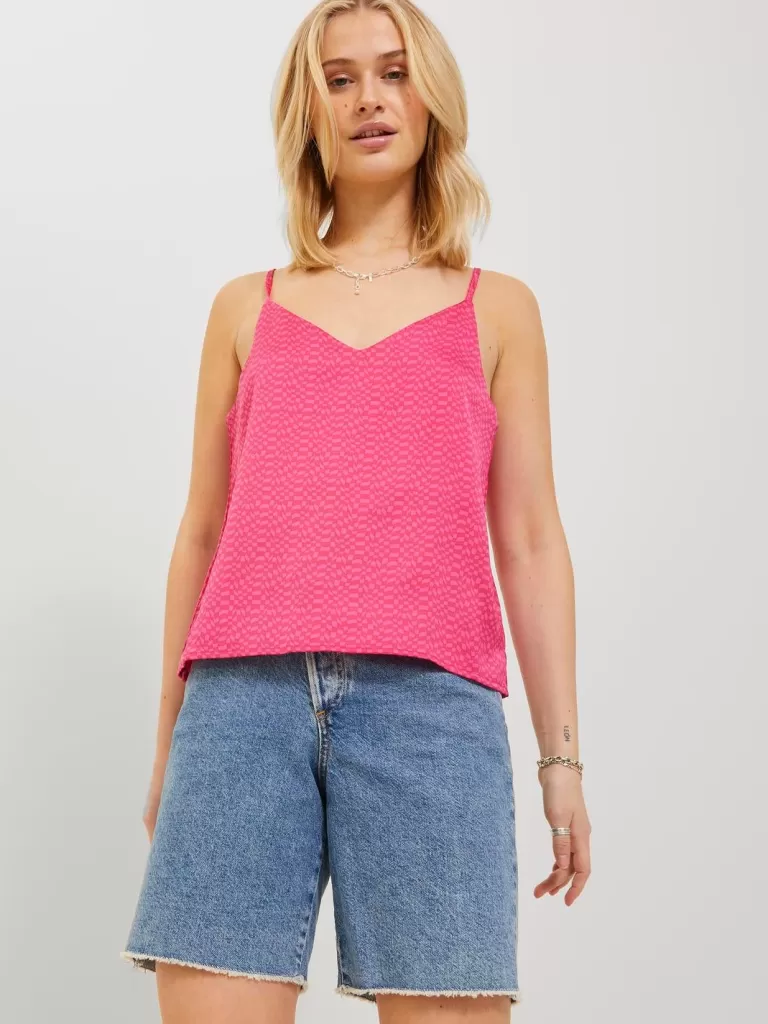 JACK & JONES Topy^JXMALIA Góra Róży
