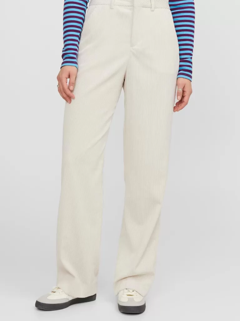 JACK & JONES Spodnie^JXMARY Klasyczne spodnie Biały