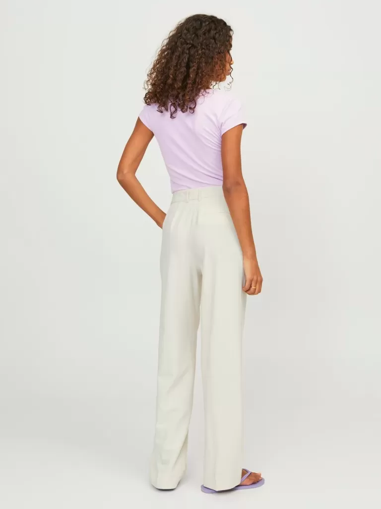 JACK & JONES Spodnie^JXMARY Klasyczne spodnie Biały