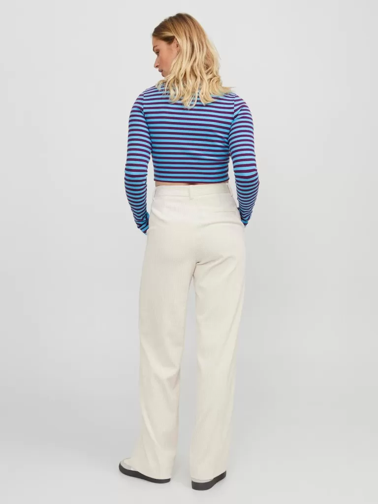 JACK & JONES Spodnie^JXMARY Klasyczne spodnie Biały
