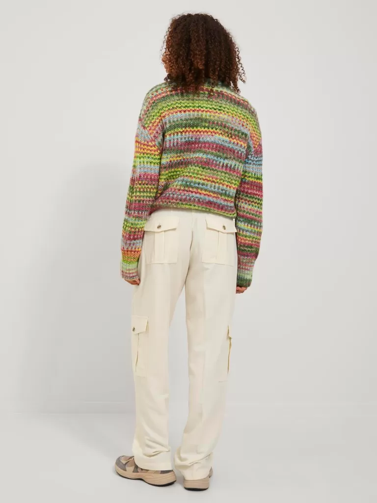 JACK & JONES Spodnie^JXMARY Spodnie bojówki Biały