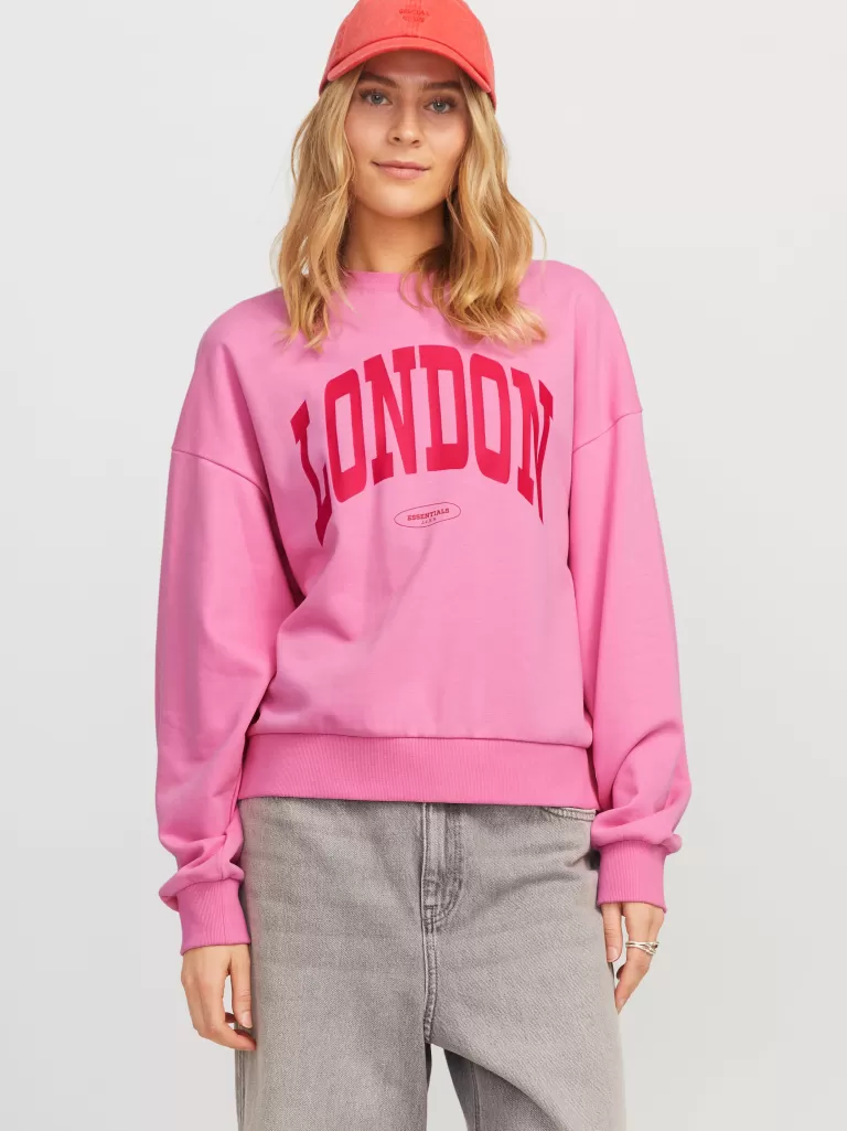 JACK & JONES Bluzy^JXMERLE Bluza Róży