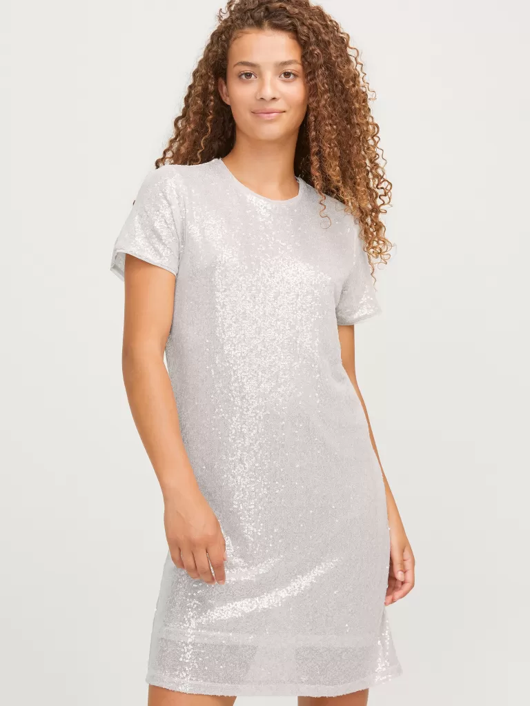 JACK & JONES Sukienki^JXMIA Sukienka imprezowa Biały