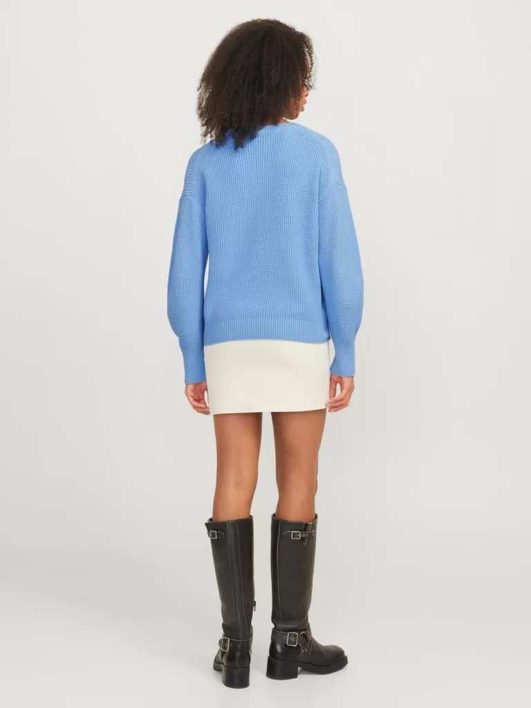 JACK & JONES Swetry^JXMILA Sweter wkładany przez głowę Niebieski