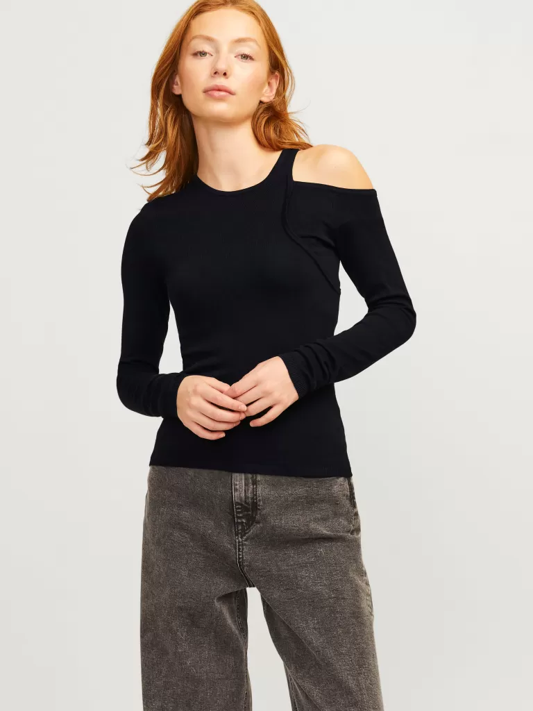 JACK & JONES Swetry^JXMILANI Góra Czarny