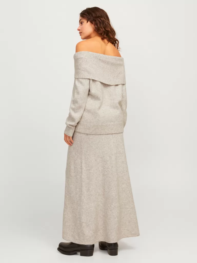 JACK & JONES Swetry^JXMINKA Góra Beżowy