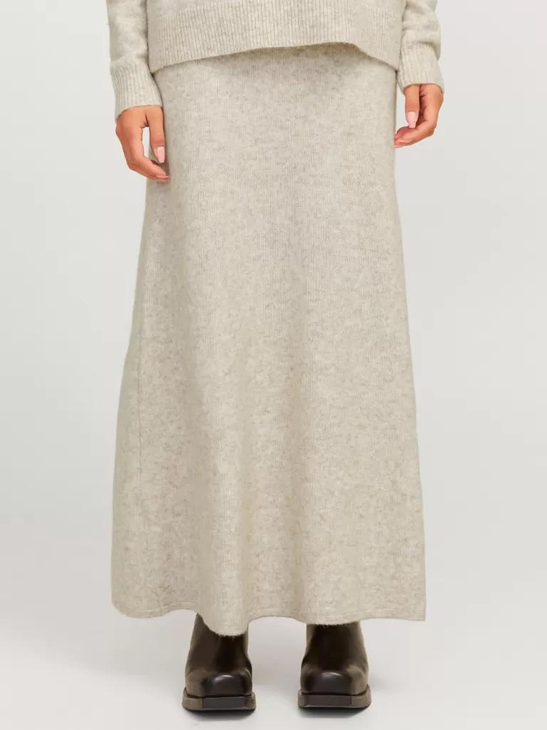JACK & JONES Spónice^JXMINKA Spódnica Beżowy
