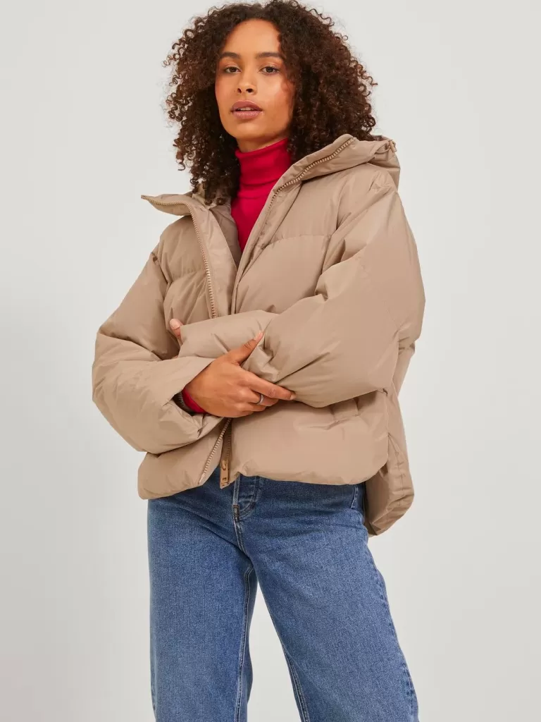 JACK & JONES Kurtki I Płaszcze^JXMISTY Kurtka puchowa Beżowy