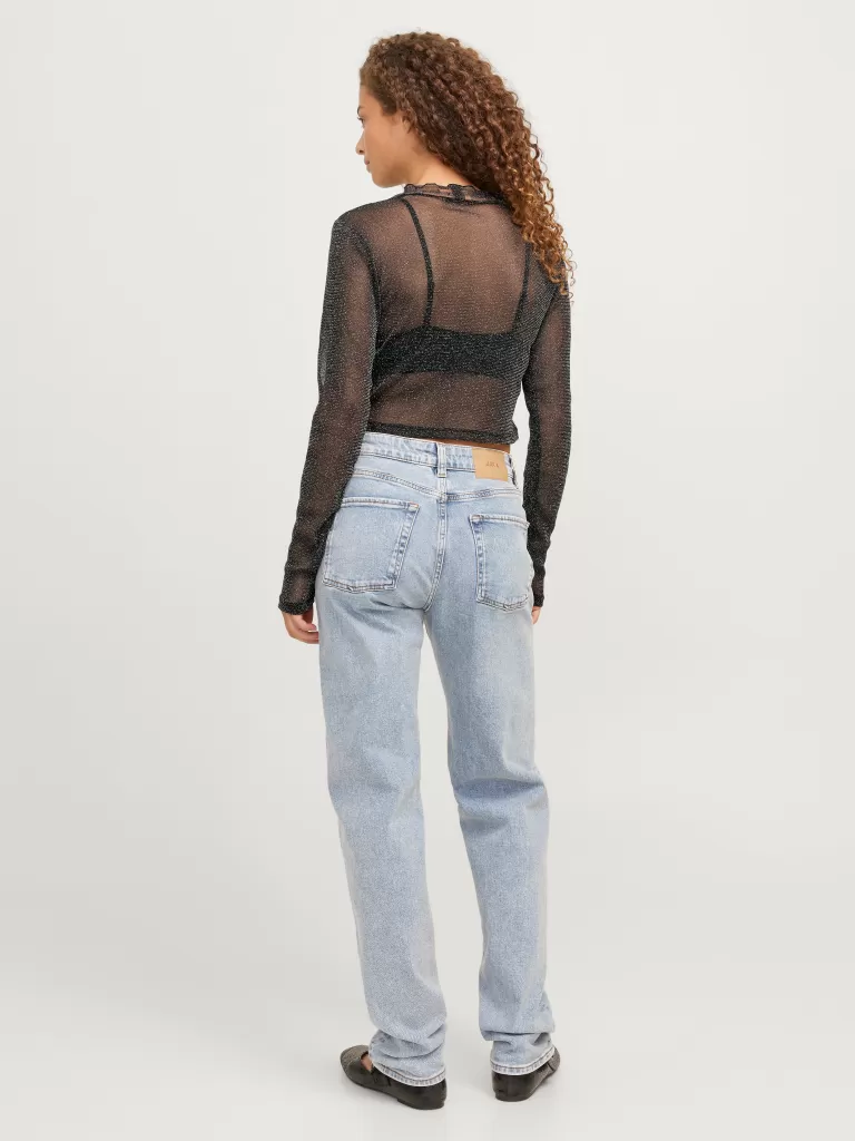 JACK & JONES Topy^JXMOLLY Góra Czarny