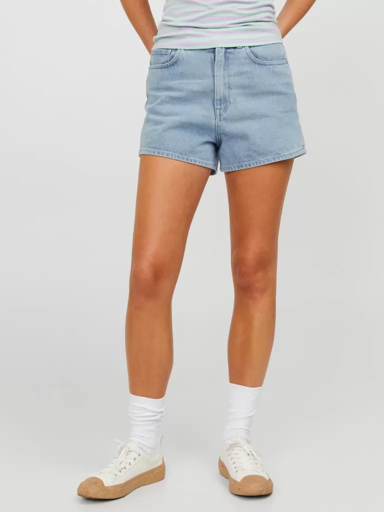 JACK & JONES Krótkie Spodenki^JXNANY Jeansowe szorty Niebieski