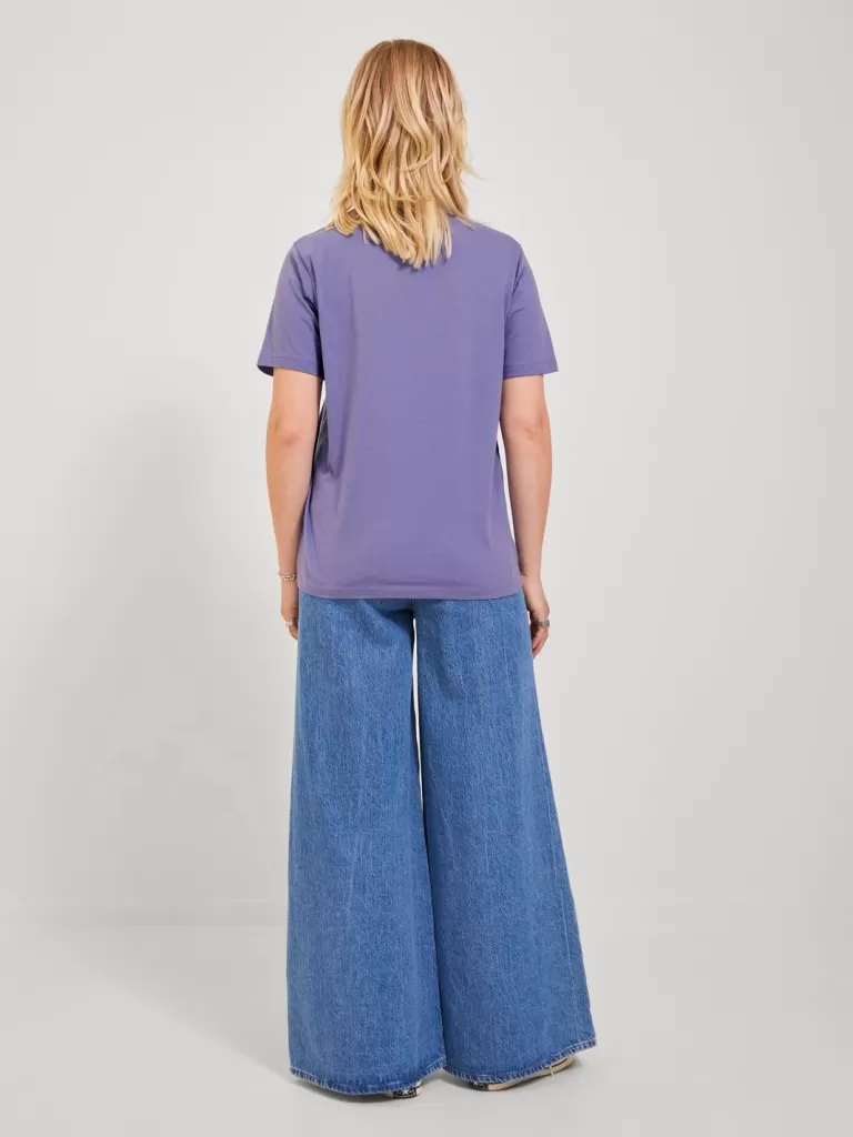 JACK & JONES Topy^JXNAOMI T-shirt Fioletowy