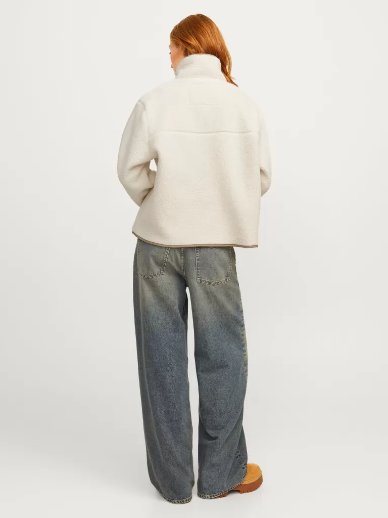 JACK & JONES Kurtki I Płaszcze^JXNELLIE Kurtka pluszowa Biały