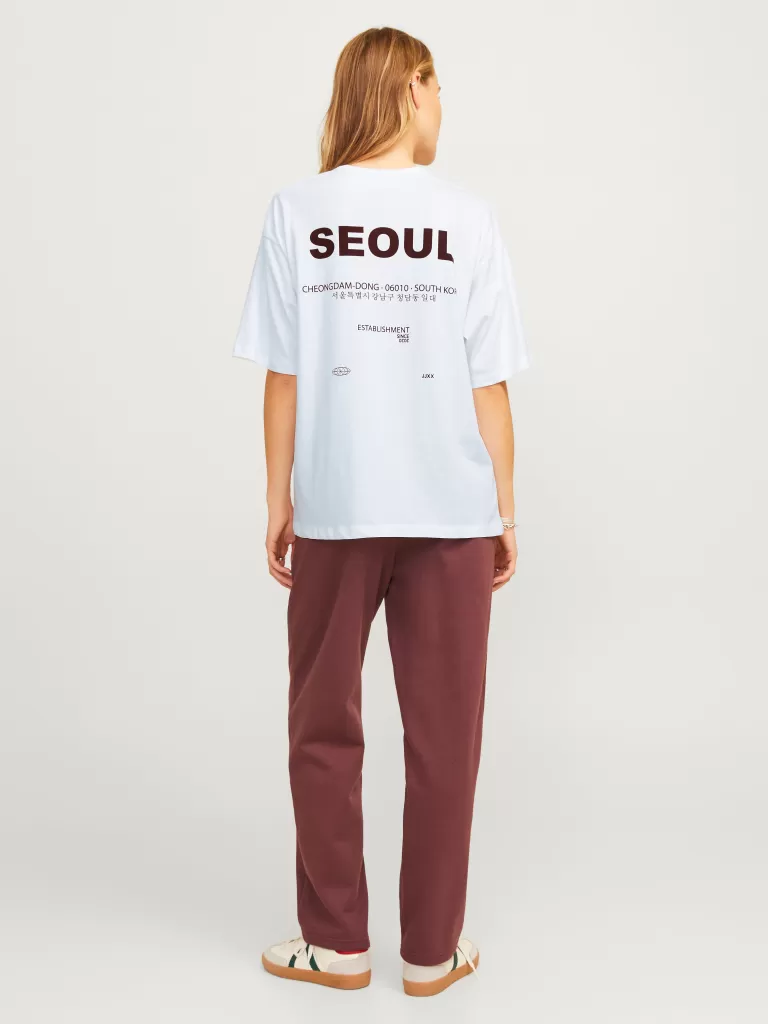 JACK & JONES Topy^JXNELLY T-shirt Biały