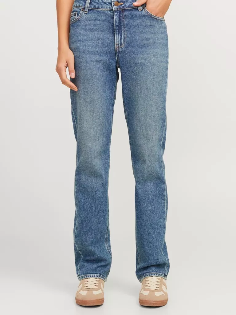 JACK & JONES Jeansy | Denim^JXNICE SL-STR MW C8164 JEANS DNM NOOS Niebieski