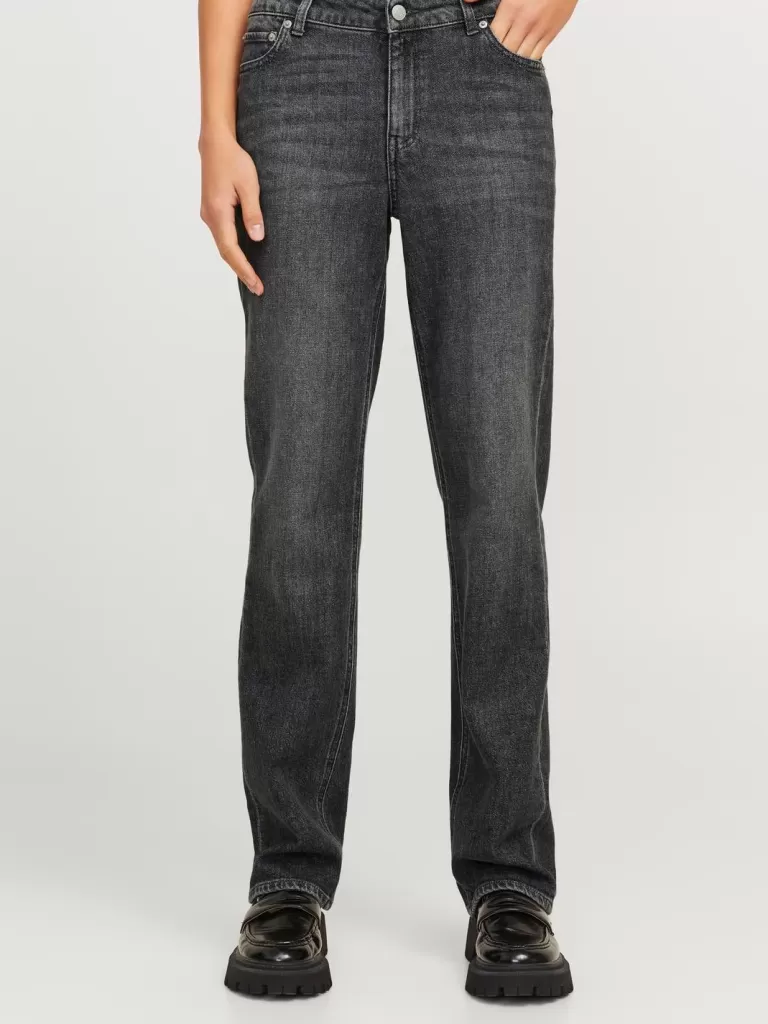 JACK & JONES Jeansy | Denim^JXNICE SL-STR MW C8165 JEANS DNM NOOS Szary