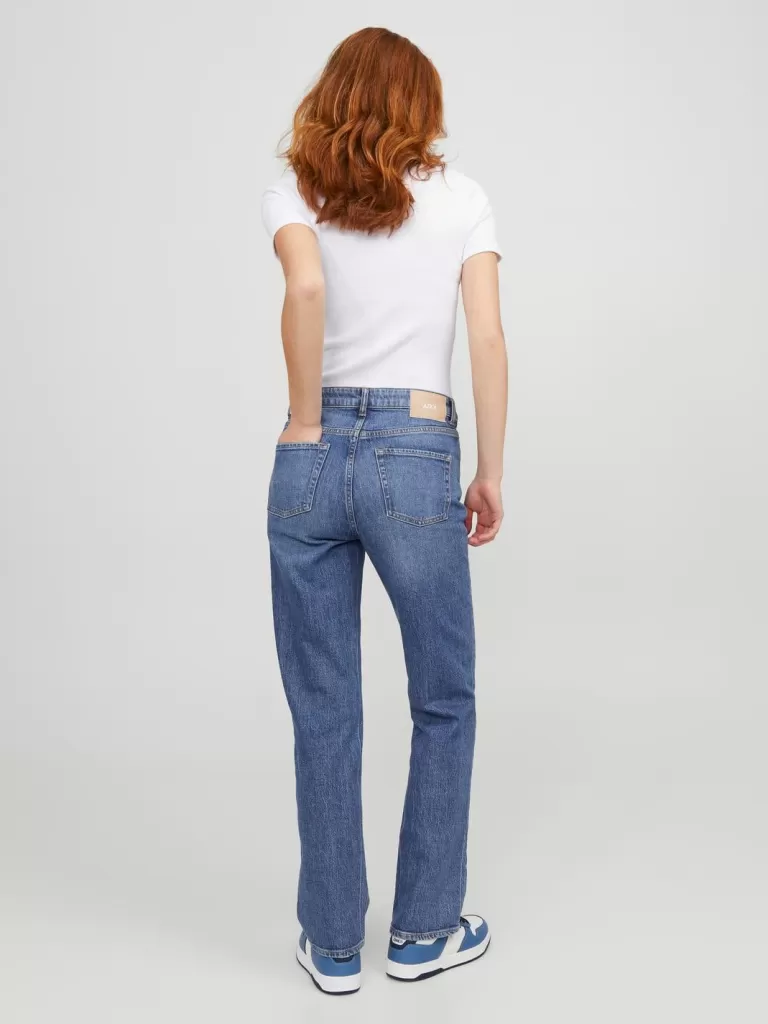 JACK & JONES Jeansy | Denim^JXNICE SL-STRA CROP MW C8091 DNM NOOS Niebieski