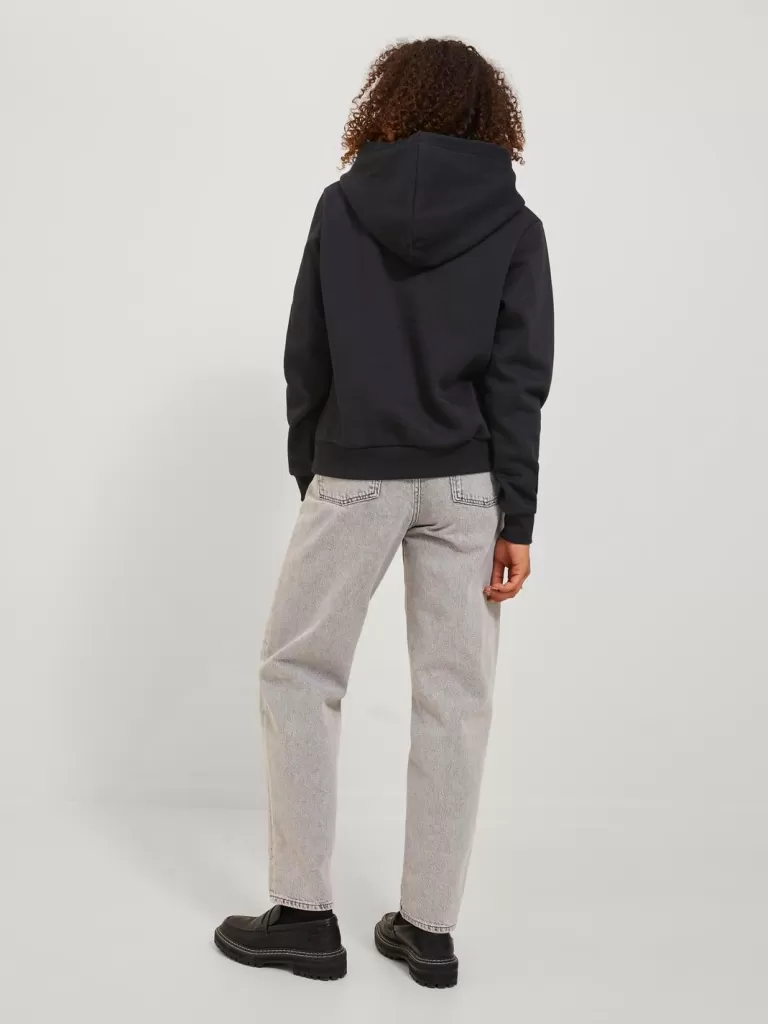 JACK & JONES Bluzy^JXNOLA Bluza z kapturem Czarny