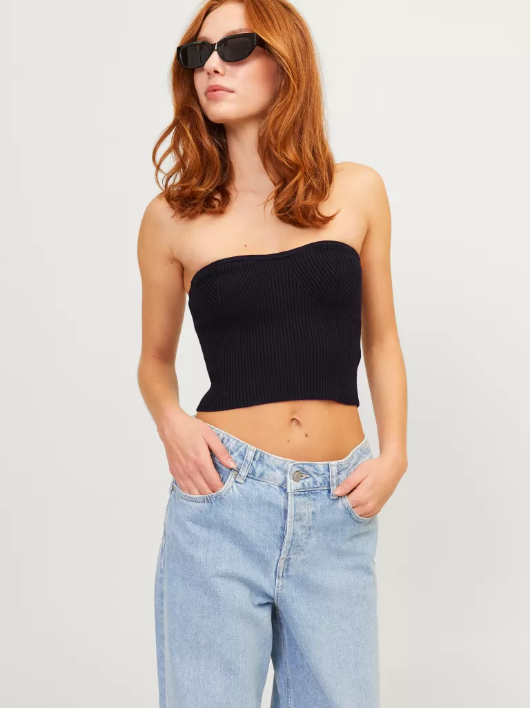 JACK & JONES Swetry^JXNOLA Góra Czarny
