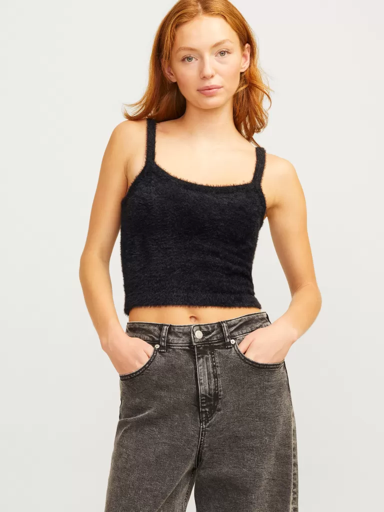 JACK & JONES Topy | Swetry^JXOLIVIA Góra Czarny