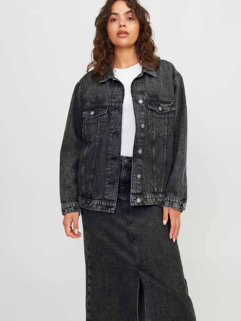 JACK & JONES Kurtki I Płaszcze | Denim^JXORLY Kurtka jeansowa Czarny