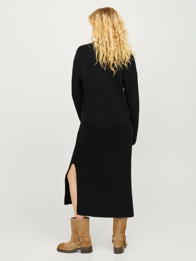 JACK & JONES Sukienki^JXOZZY Sukienka dzianinowa Czarny