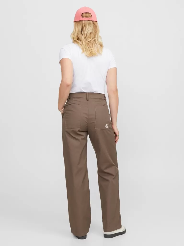 JACK & JONES Spodnie^JXPERN Spodnie chino Brązowy