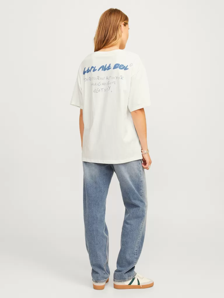 JACK & JONES Topy^JXPIPER T-shirt Biały