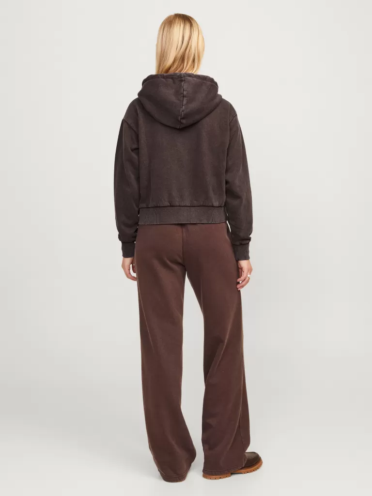 JACK & JONES Bluzy^JXPIPI Bluza z kapturem Brązowy