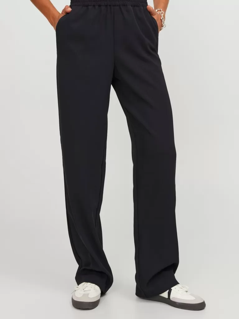 JACK & JONES Spodnie^JXPOPPY Klasyczne spodnie Czarny