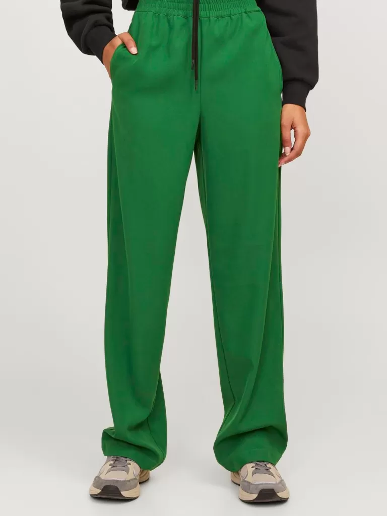 JACK & JONES Spodnie^JXPOPPY Klasyczne spodnie Zielony