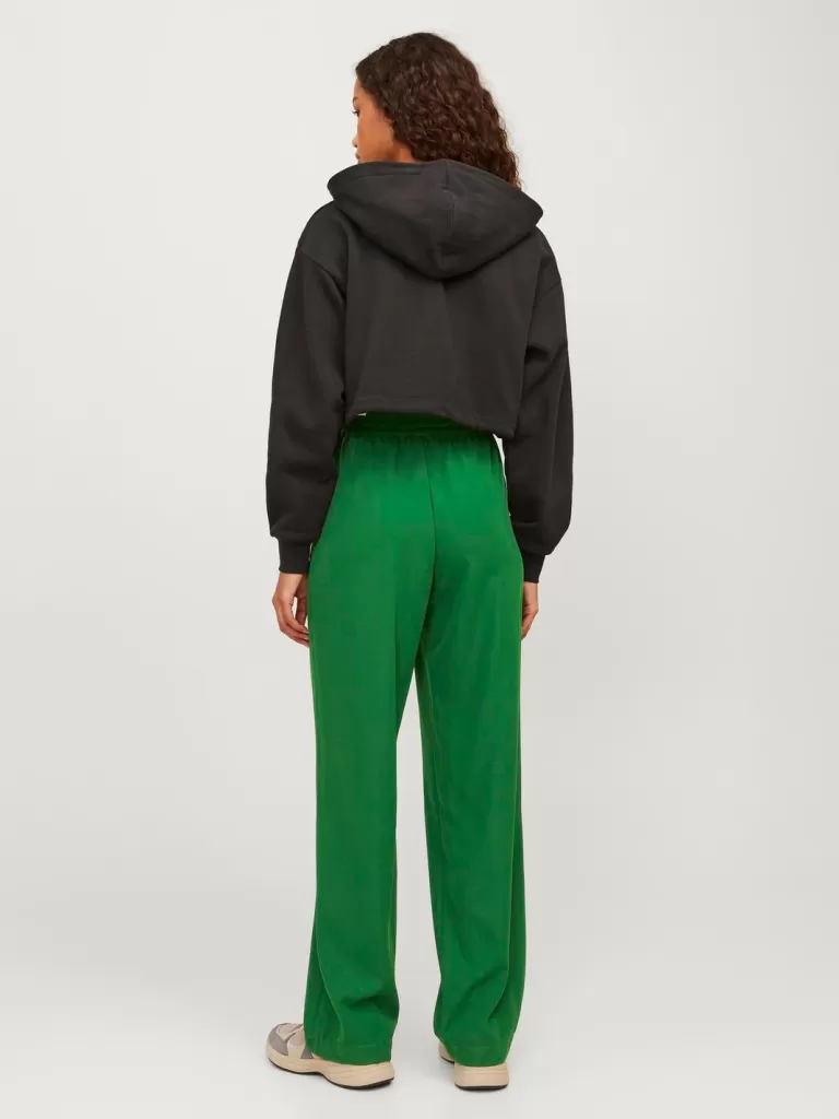 JACK & JONES Spodnie^JXPOPPY Klasyczne spodnie Zielony