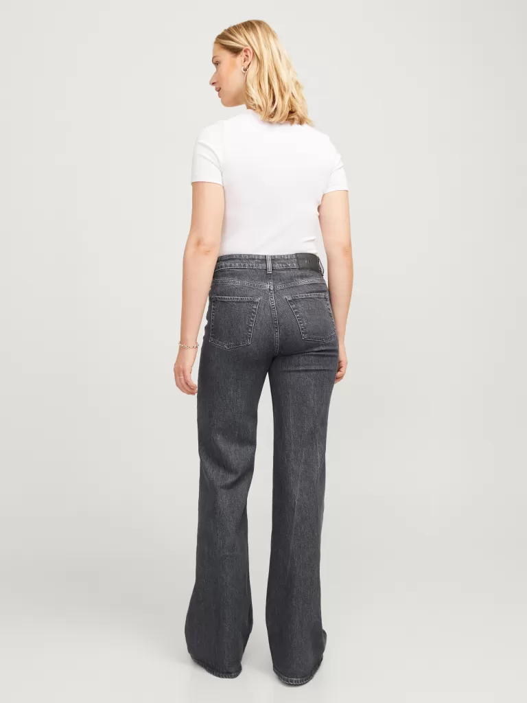 JACK & JONES Jeansy | Denim^JXREESE FLARED HW C192 JEANS EX DNM Szary