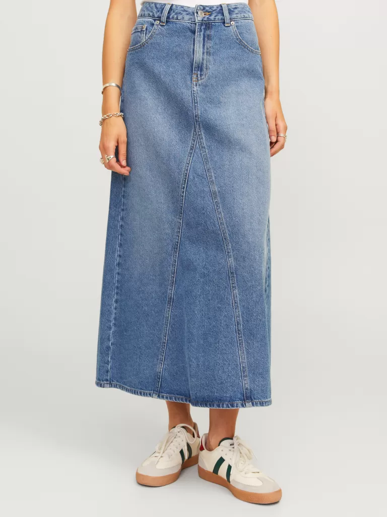 JACK & JONES Spónice | Denim^JXRIDA Spódnica jeansowa Niebieski